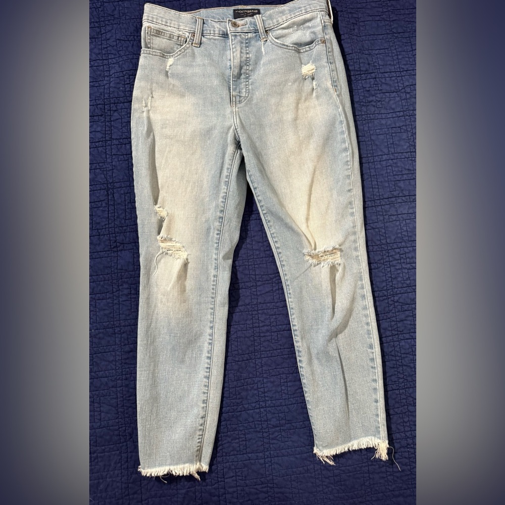 Lucky Brand Light Blue Distressed Skinny Jeans